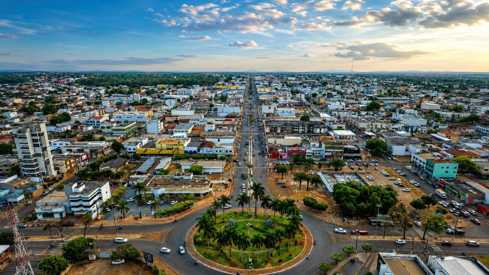 Vista aérea de Tangará da Serra